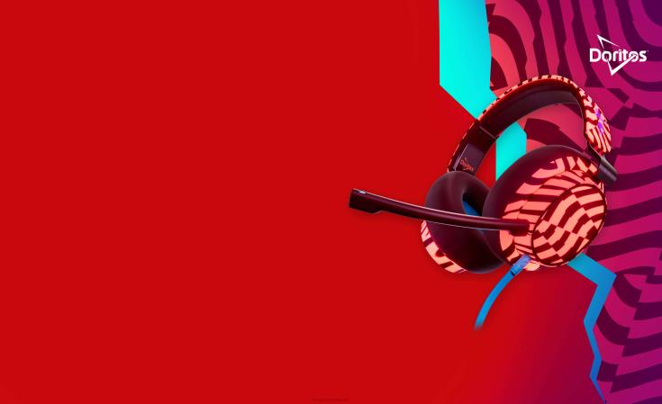 skullcandy x doritos slyr multi-plattform kablet gaming headsetSkullcandy 8B2NF70 doritos rød