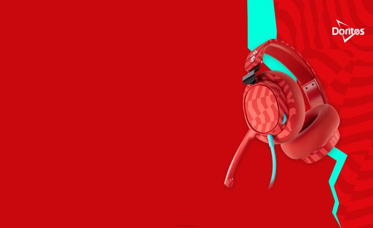 skullcandy x doritos slyr multi-plattform kablet gaming headsetSkullcandy 8B2NF70 doritos rød