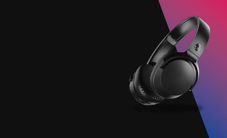 dristig lyd unplugged riff trådløse 2 on-ear hodetelefonerSkullcandy 8B2NF68 ekte svart