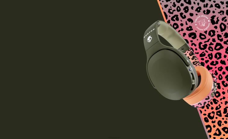 skullcandy x burton crusher evo sensoriske basshodetelefoner med personlig lydSkullcandy 8B2NF59 slem natur