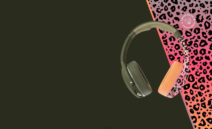 skullcandy x burton crusher evo sensoriske basshodetelefoner med personlig lydSkullcandy 8B2NF59 slem natur