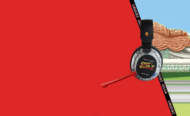 skullcandy x street fighter plyr trådløst spillhodesett med flere plattformerSkullcandy 8B2NF69 gatekjemper