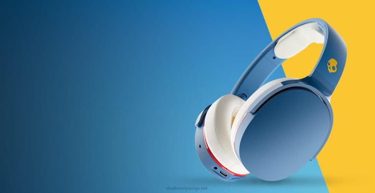 trådløs enkelhet med overlegen lyd hesh evo trådløse hodetelefonerSkullcandy 8B2NF65 blå