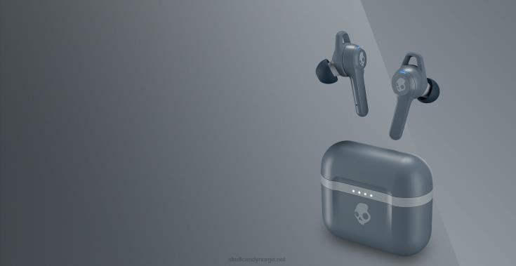 ekte frihet forsterkede indy evo ekte trådløse ørepropperSkullcandy 8B2NF18 kjølig grå
