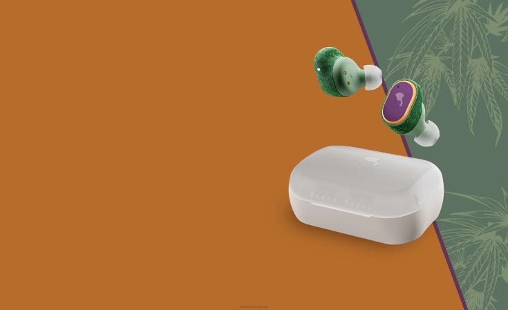 en begrenset belastning av høykvalitets knopper sliper ekte trådløse ørepropperSkullcandy 8B2NF8 tåke