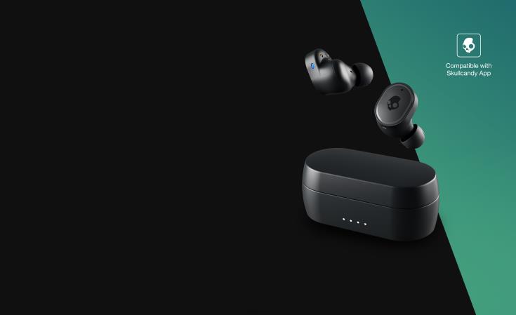 helt enkle støydempende sesh og ekte trådløse ørepropperSkullcandy 8B2NF6 svart