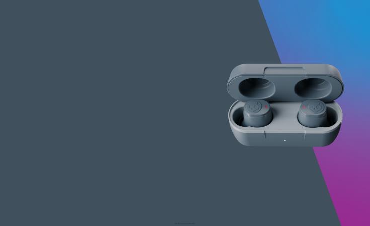 helt trådløse essensielle jib true 2 trådløse ørepropperSkullcandy 8B2NF25 kjølig grå