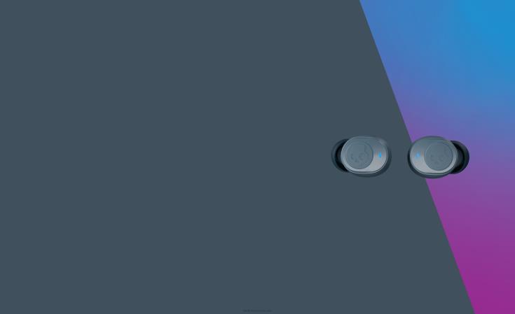 helt trådløse essensielle jib true 2 trådløse ørepropperSkullcandy 8B2NF25 kjølig grå