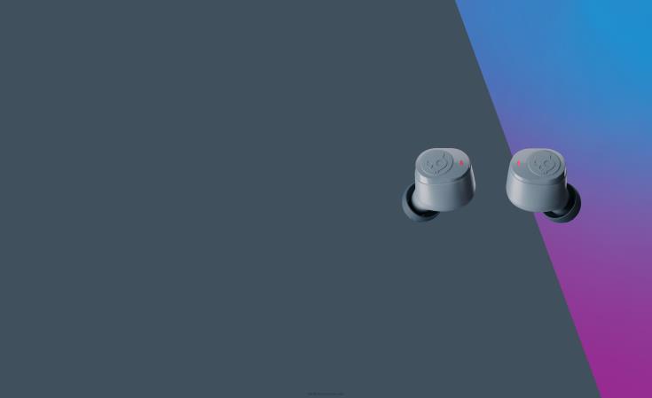 helt trådløse essensielle jib true 2 trådløse ørepropperSkullcandy 8B2NF25 kjølig grå