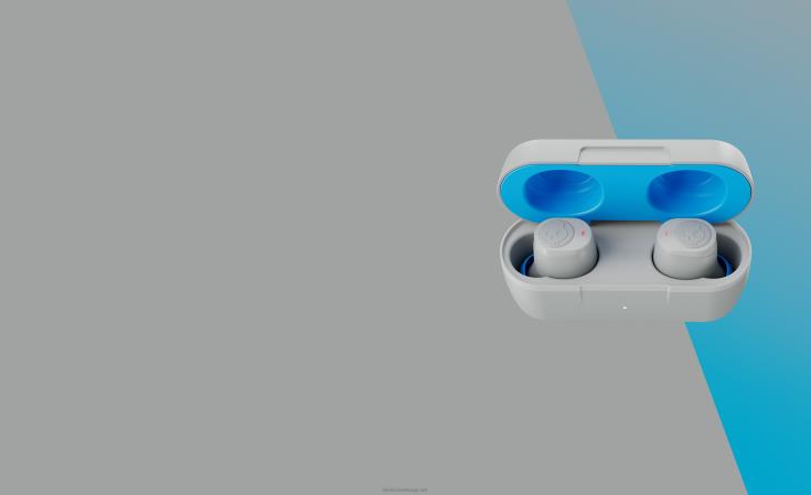 helt trådløse essensielle jib true 2 trådløse ørepropperSkullcandy 8B2NF26 lys grå/blå