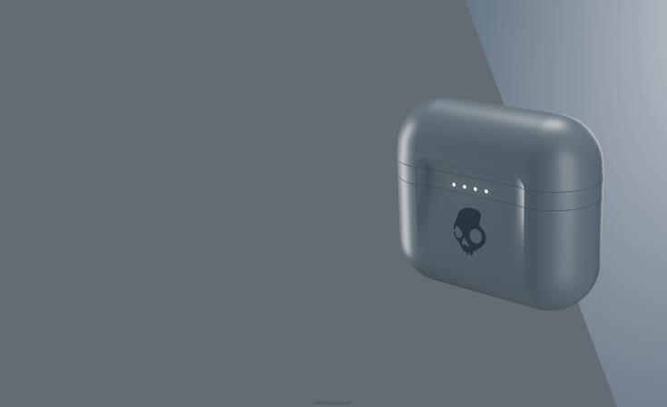 ingen ledninger ingen støy indy anc støyreduserende ekte trådløsSkullcandy 8B2NF4 kjølig grå