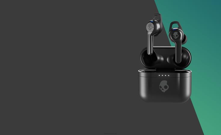 ingen ledninger ingen støy indy anc støyreduserende ekte trådløsSkullcandy 8B2NF5 ekte svart