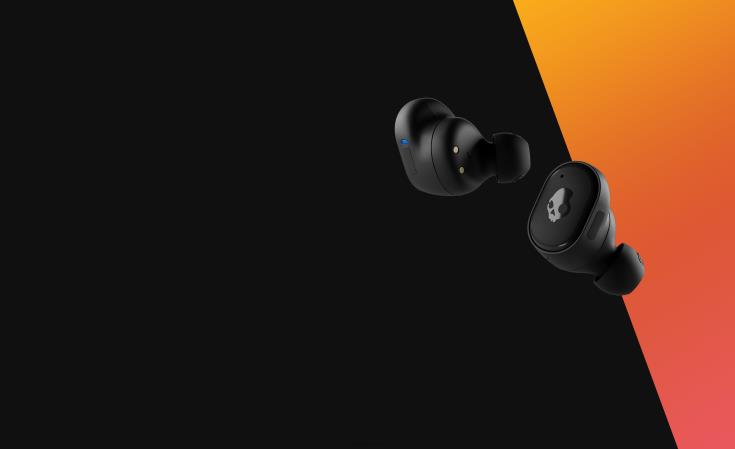 oppgraderbar teknologisk trådløs lading grind fuel ekte trådløse ørepropperSkullcandy 8B2NF7 svart/oransje