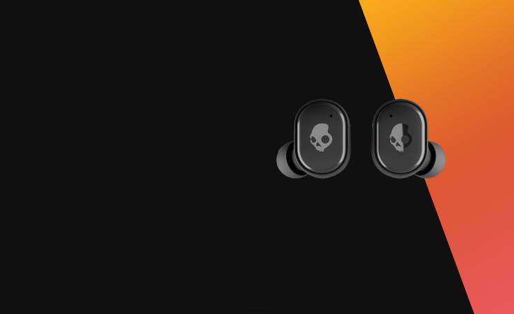 oppgraderbar teknologisk trådløs lading grind fuel ekte trådløse ørepropperSkullcandy 8B2NF7 svart/oransje