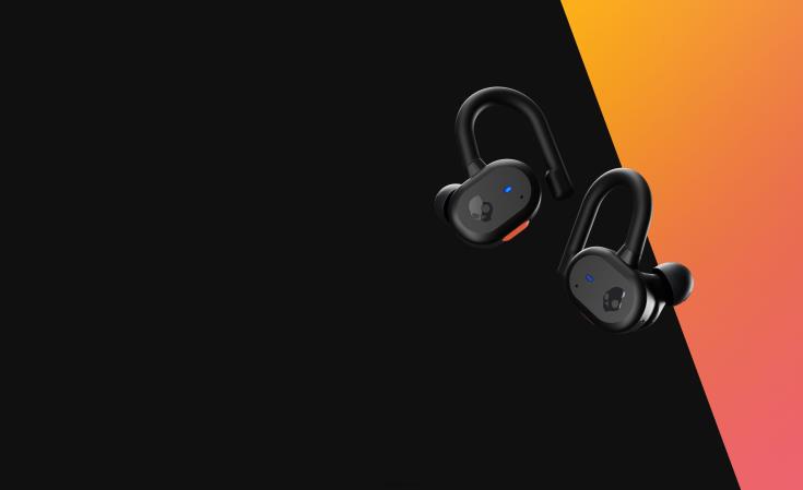 oppgraderbare tech sikker passform push aktive ekte trådløse ørepropperSkullcandy 8B2NF15 svart/oransje