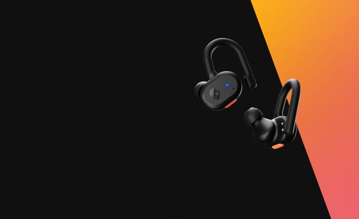 oppgraderbare tech sikker passform push aktive ekte trådløse ørepropperSkullcandy 8B2NF15 svart/oransje