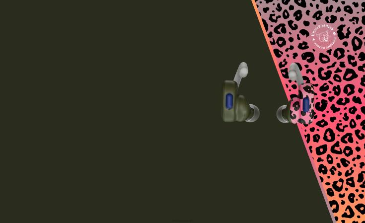 skullcandy x burton push aktive ekte trådløse ørepropperSkullcandy 8B2NF2 slem natur