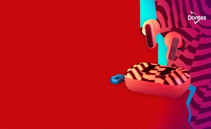 skullcandy x doritos dime 2 ekte trådløse ørepropperSkullcandy 8B2NF3 doritos rød