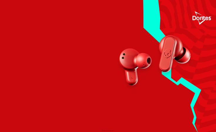skullcandy x doritos dime 2 ekte trådløse ørepropperSkullcandy 8B2NF3 doritos rød