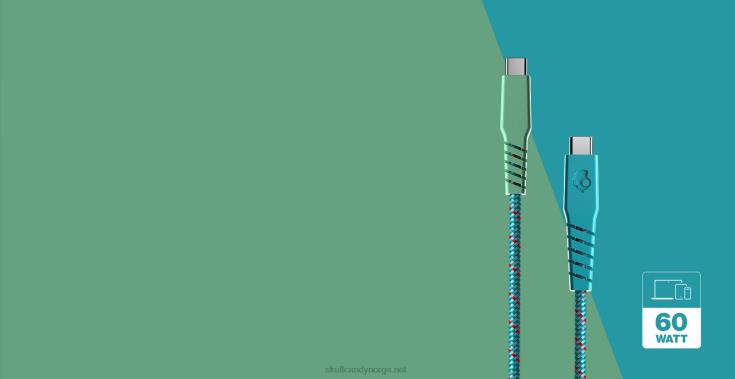 din vei til strømlinje+ flettet ladekabelSkullcandy 8B2NF47