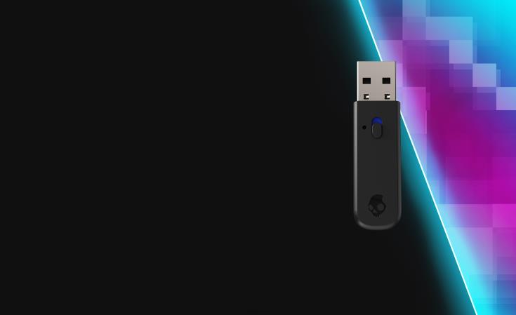 når millisekunder betyr ultra-lav latens trådløs sender for plyrSkullcandy 8B2NF49 ekte svart