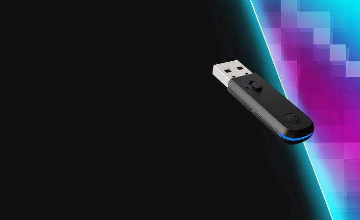 når millisekunder betyr ultra-lav latens trådløs sender for plyrSkullcandy 8B2NF49 ekte svart